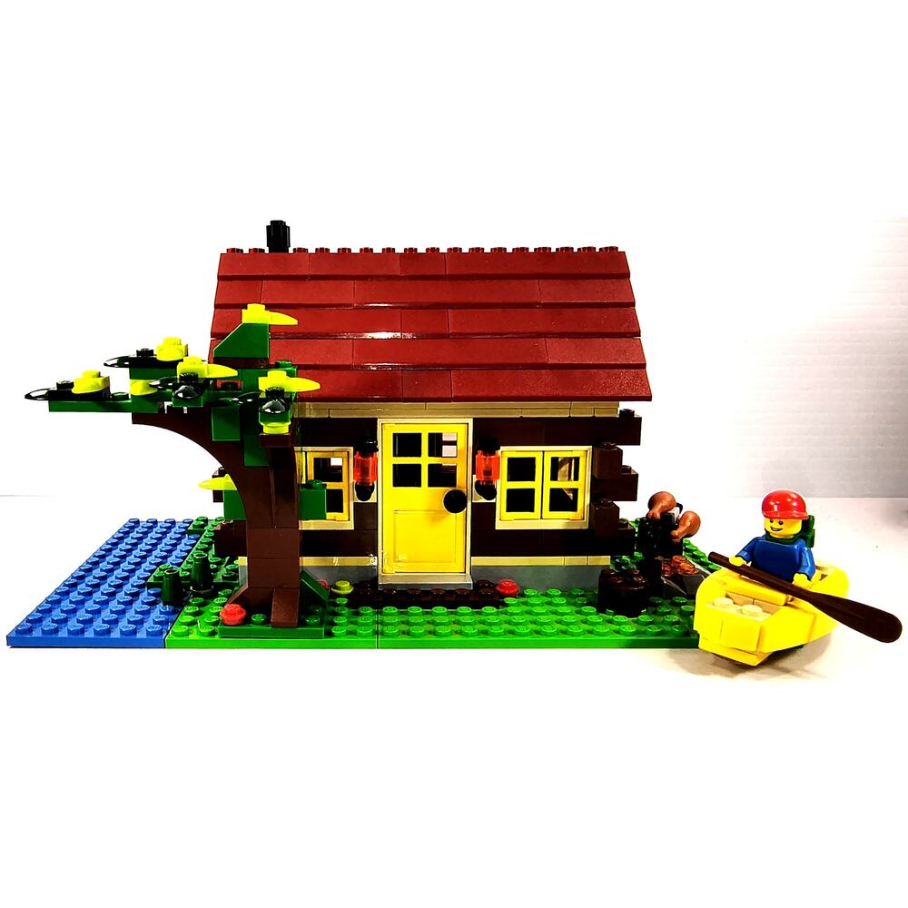 LEGO 5766 Creator 3 in 1 LOG CABIN, Complete, Used, See Pics/Descr.